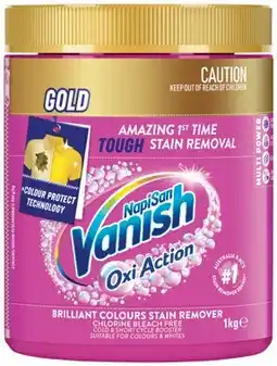 IGA Vanish NapiSan Oxi Action Stain Remover Selected Varieties offer