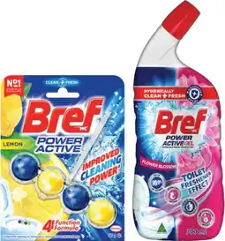 IGA Bref Rim Block Toilet Cleaner 42‑50g or Gel 600‑700mL Selected Varieties offer
