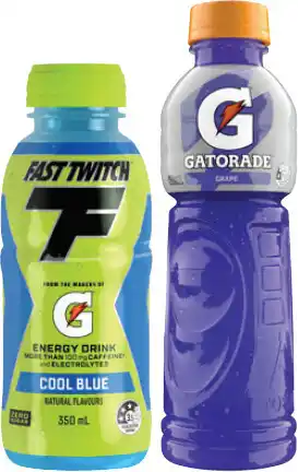 IGA Gatorade, G‑Active Electrolyte Water 600mL or Fast Twitch 350mL Selected Varieties offer