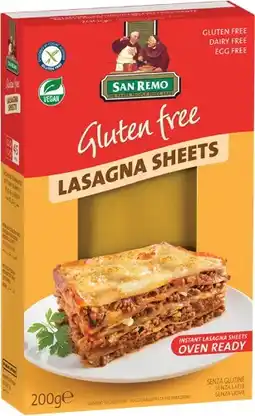 IGA San Remo Gluten Free Pasta 250‑350g Selected Varieties offer