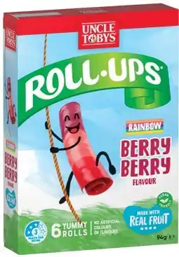 IGA Uncle Tobys Roll‑Ups 6 Pack, Muesli Bars or Nestlé Nesquik Bar 5‑6 Pack Selected Varieties offer