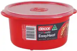 IGA Décor Microsafe EasyHeat Round Container offer