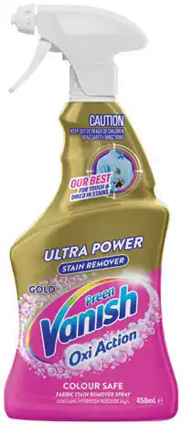IGA Vanish Preen Gold Oxi Action Fabric Stain Remover Spray Selected Varieties offer