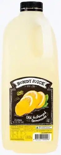 IGA Bundy Juice Old Fashion Lemonade offer