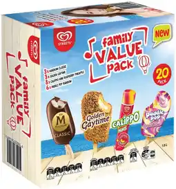 IGA Streets Family 20 Value Pack or Golden Gaytime Ice Cream Sticks 16 Pack offer