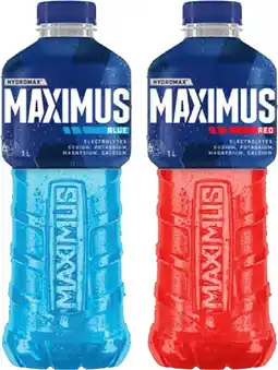 IGA Maximus Sports Drink Selected Varieties offer
