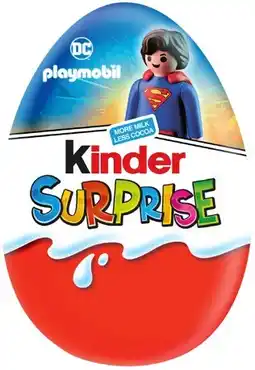IGA Kinder Surprise Chocolate Egg Selected Varieties offer