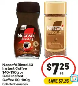 IGA Nescafé Blend 43 Instant Coffee offer