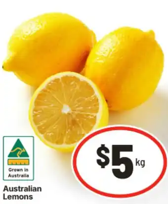 IGA Australian Lemons offer