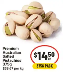 IGA Premium Australian Salted Pistachios offer