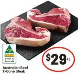 IGA Australian Beef T-Bone Steak offer