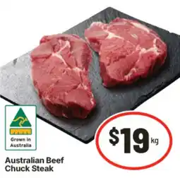 IGA Australian Beef Chuck Steak offer