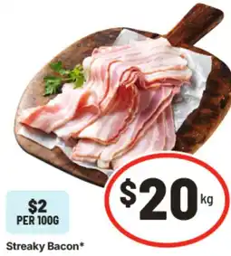 IGA Streaky Bacon offer