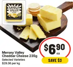 IGA Mersey Valley Cheddar Cheese offer