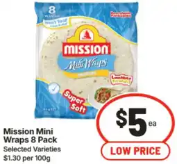 IGA Mission Mini Wraps offer