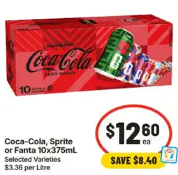 IGA Coca-Cola, Sprite or Fanta offer