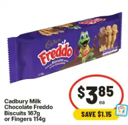 IGA Cadbury Milk Chocolate Freddo Biscuits offer