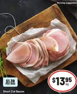 IGA Short Cut Bacon offer