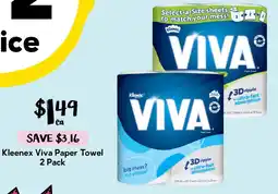 Drakes Kleenex Viva Paper Towel 2 Pack offer