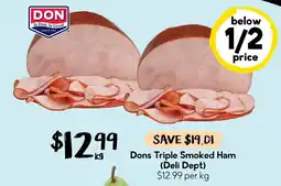 Drakes Dons Triple Smoked Ham (Deli Dept) offer