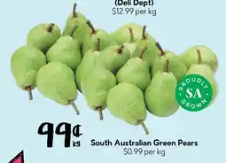 Drakes South Australian Green Pears offer