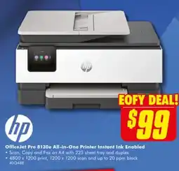 The Good Guys Officejet Pro 8130e All -in-One Printer Instant Ink Enable offer