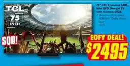 The Good Guys 75" C7L Premium SQD- Mini LED Google TV with Gemini 2026 offer