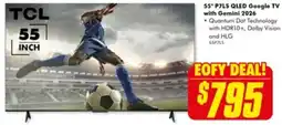 The Good Guys 55* P7LS QLED Google TV with Gemini 2026 offer