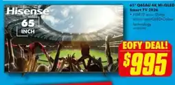 The Good Guys 65" Q6SAU 4K HI-QLED Smart TV 2026 offer