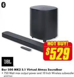 The Good Guys Bar 500 MK2 5.1 Virtual Atmos Soundbar offer