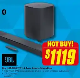 The Good Guys Bar 1000MK2 7.1.4 True Atmos Soundbar offer