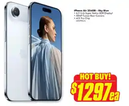 The Good Guys iPhone Air 256GB - Sky Blue offer