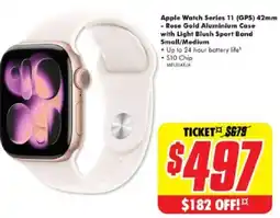 The Good Guys Apple Watch Series 11 (GPS) 42mm offer