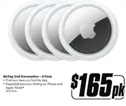 The Good Guys AirTag 2nd Generation - 4 Pack offer