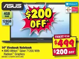JB Hi-Fi 14" Vivobook Notebook offer