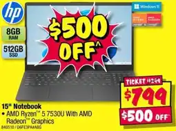JB Hi-Fi 15" Notebook offer