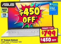 JB Hi-Fi 15" Vivobook Notebook offer