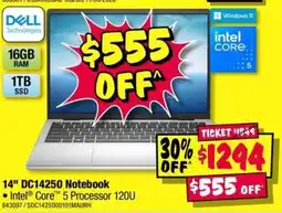 JB Hi-Fi 14" DC14250 Notebook offer