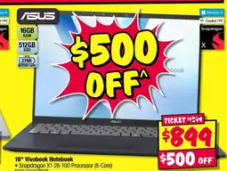 JB Hi-Fi 16" Vivobook Notebook offer