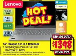 JB Hi-Fi 14" Ideapad 5 2-In-1 Notebook offer