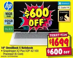 JB Hi-Fi 14" OmniBook 5 Notebook offer