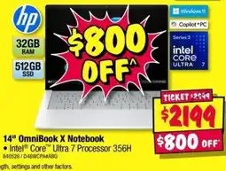 JB Hi-Fi 14" OmniBook X Notebook offer