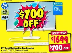 JB Hi-Fi 27" OmniStudio All-In-One Desktop offer