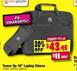 JB Hi-Fi Tower Up 16" Laptop Sleeve offer