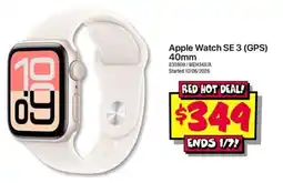 JB Hi-Fi Apple Watch SE 3 (GPS) 40mm offer