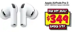 JB Hi-Fi Apple AirPods Pro 3 offer