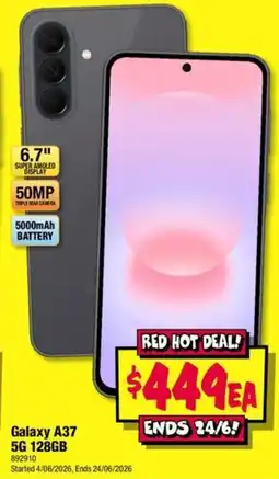 JB Hi-Fi Galaxy A37 5G 128GB offer