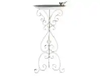 LivingStyles Martinique Metal Bird Feeder / Bath offer