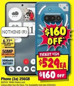 JB Hi-Fi Phone (3a) 256GB offer