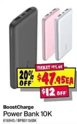 JB Hi-Fi BoostCharge Power Bank 10K offer